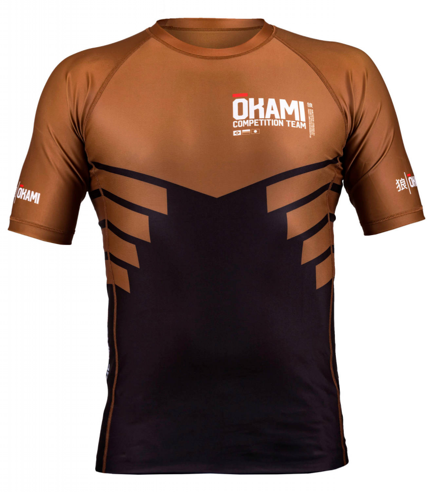 OKAMI Rashguard Competition Team Brown